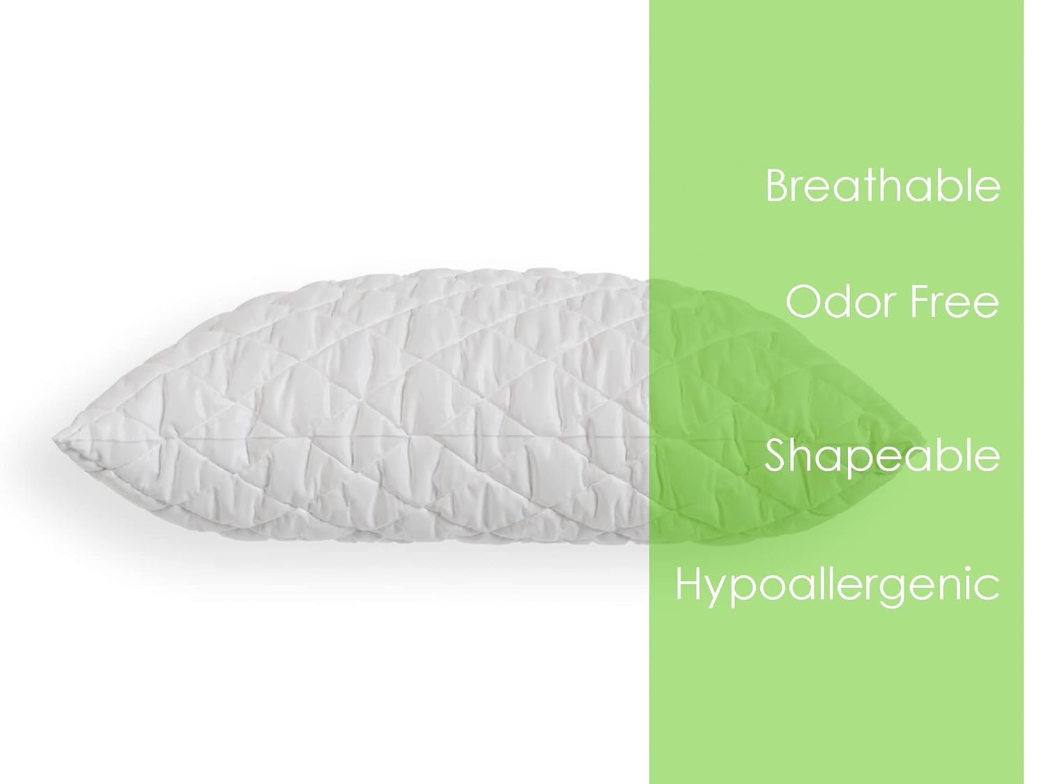 Soft and luxurious microfiber sleeping pillows for side sleepers