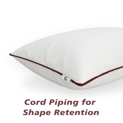 Washable microfiber pillows for daily comfort