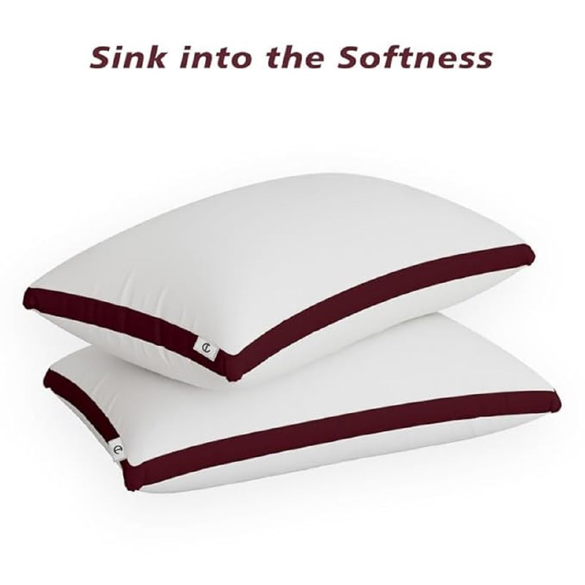 Machine washable soft bed pillows for home use