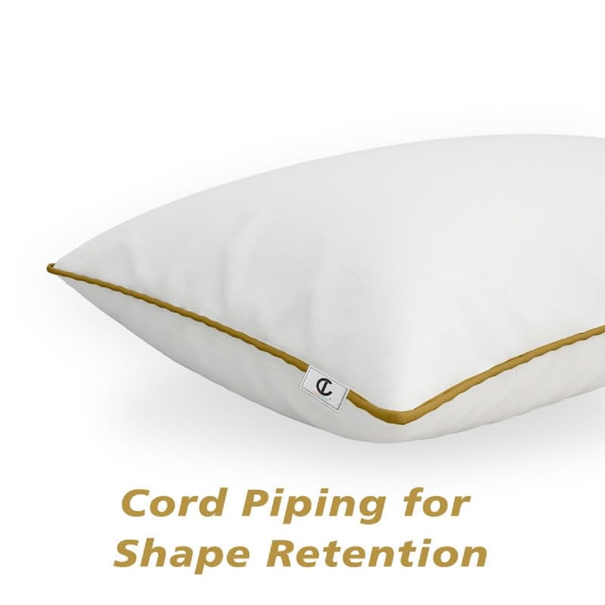 Durable and comfortable microfiber bed pillow set