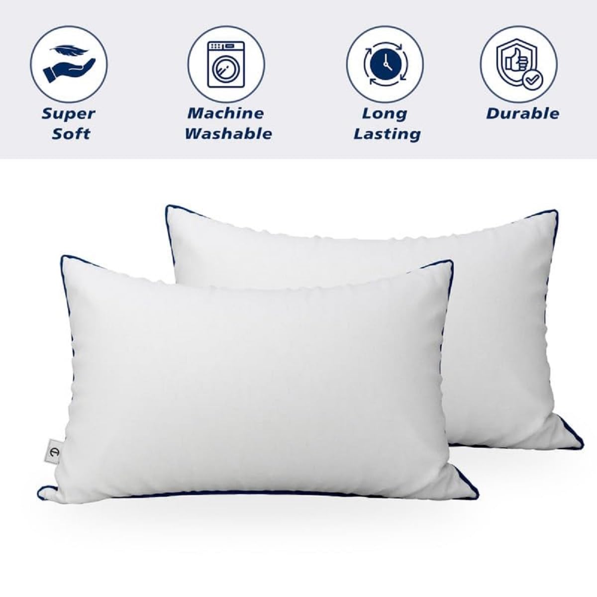 Soft and breathable cotton fabric sleeping pillows