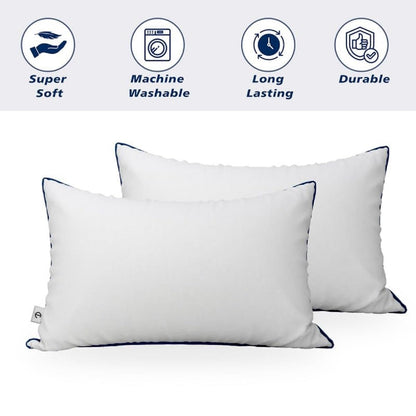Soft and breathable cotton fabric sleeping pillows